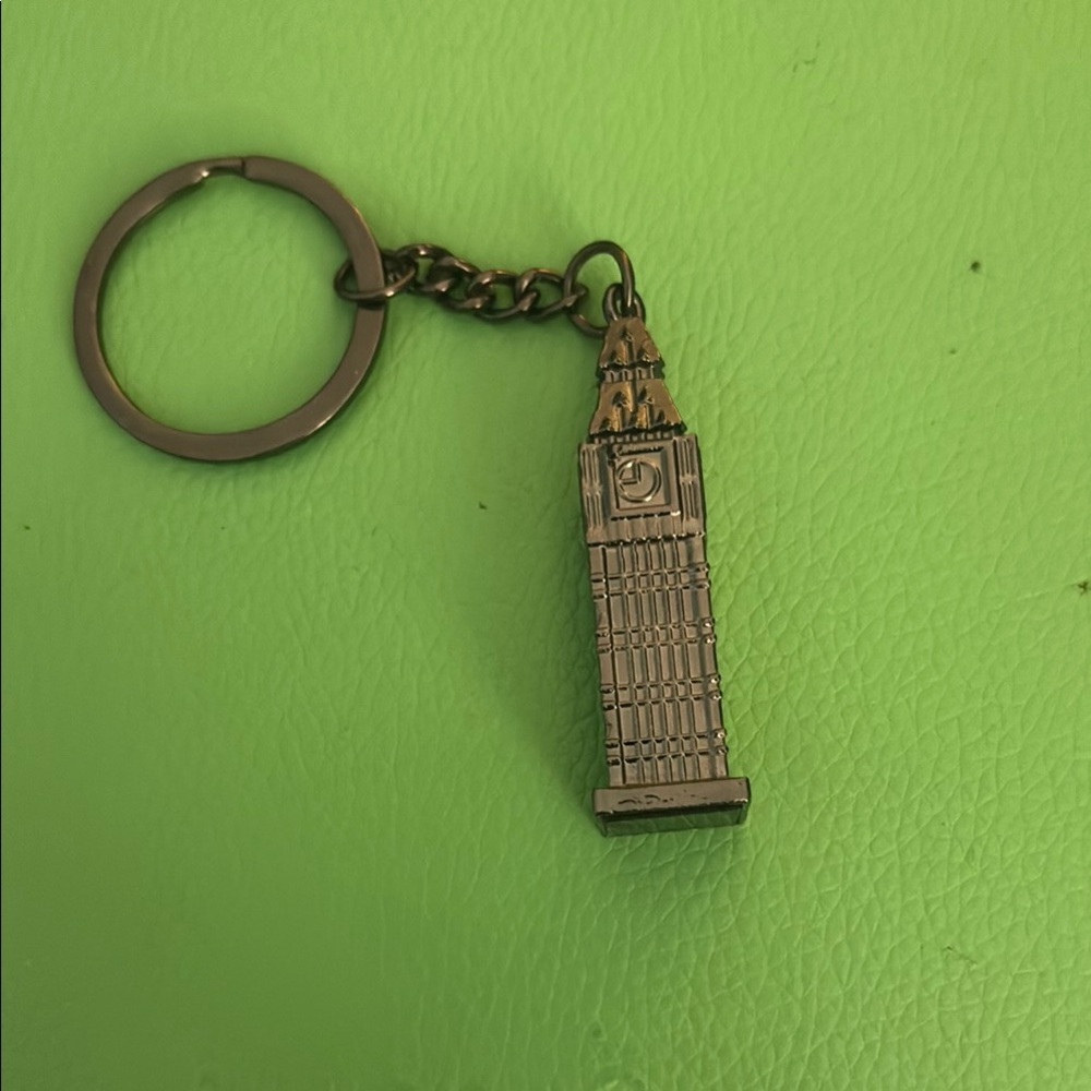 London Big Ben Keychain – Metal Souvenir Key Ring